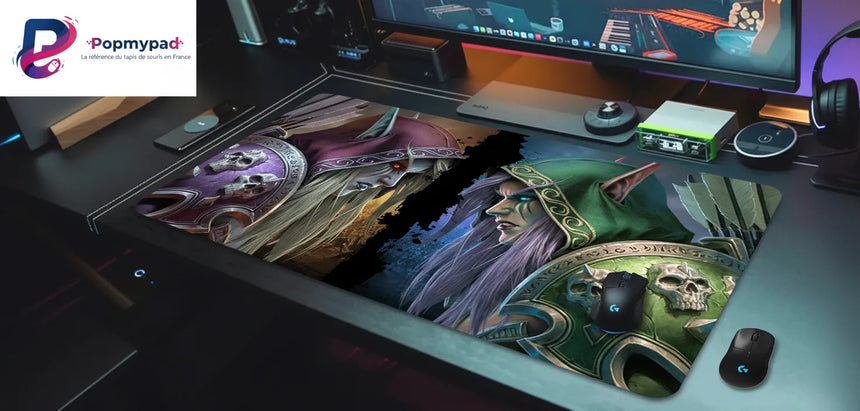 Tapis de souris World of Warcraft - Sylvanas Dualité XXL - Précision Esport