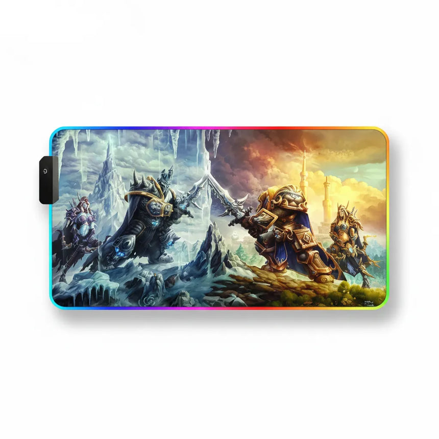 Tapis de souris World of Warcraft RGB – Édition Duel Légendaire Azeroth