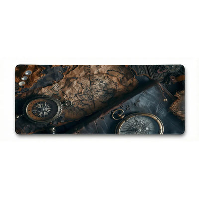 Tapis de souris XXL - L'Odyssée de l'Explorateur (Style Antique)