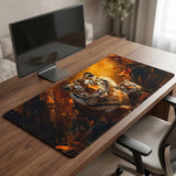 Tapis de souris XXL Artistique - L'Éveil du Tigre - Édition Forêt Dorée