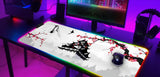 Tapis de souris XXL Japon - Design Mont Fuji & Sakura avec Bordure RGB