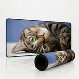Tapis de souris XXL "Regard Félin" — Édition Collector Hyper-Réaliste