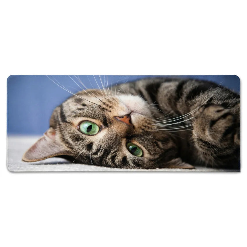 Tapis de souris XXL "Regard Félin" — Édition Collector Hyper-Réaliste