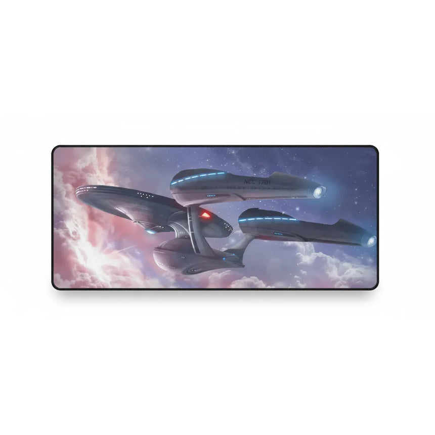 Tapis de souris Star Trek - USS Enterprise NCC-1701 : Édition Nébuleuse Cosmique