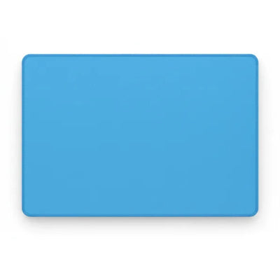 Tapis de souris minimaliste bleu ciel, vue complète du tapis
